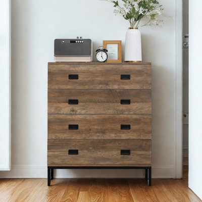 Wide 4 Drawers Bedroom Storage Chest Unit