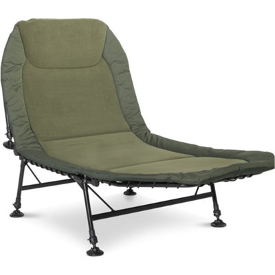 WIDE Adjustable Fleece Camping Fishing Bedchair Pillow Levelling Feet DIY at B Q