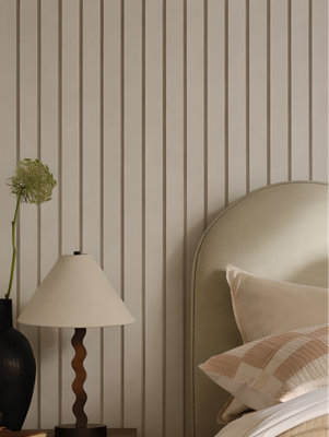 Wide Slat Wall Panel - 2440 (H) x 555 (W) x 9mm (D) Single Panel ...