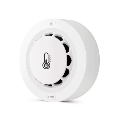 WiFi Smoke Alarm with Temperature & Humidity Sensor Fire Protection ...