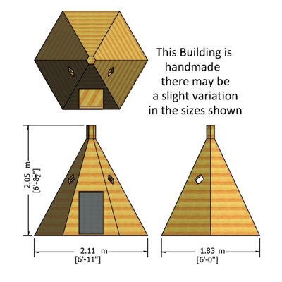 Wigwam Playhouse Kid's Wendy House
