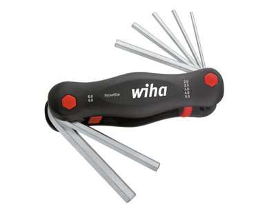 Wiha 23041 PocketStar Hex Key Set, 7 Piece (2-8mm) WHA23041