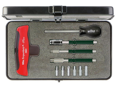 Wiha 29234 TorqueVario-S T Screwdriver Set, 11 Piece WHA29234