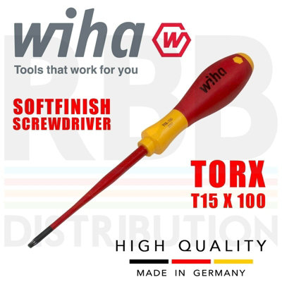 Wiha 36558 SoftFinish electric slimFix TORX Screwdriver Set 6 Piece WHA36558 - 7