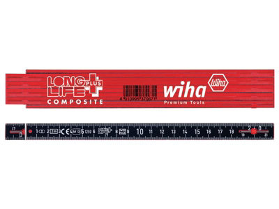 Wiha 37067 LongLife Plus Composite Folding Ruler 2m WHA37067