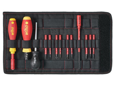 Wiha 40674 TorqueVario-S electric Screwdriver Set 14 Piece WHA40674