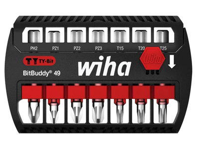 Wiha 42116 BitBuddy TY Bit Set, 7 Piece WHA42116