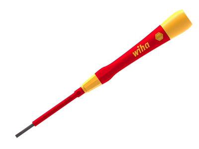 Wiha 42376 PicoFinish Slotted Fine electric Screwdriver 2.5 x 65mm WHA42376
