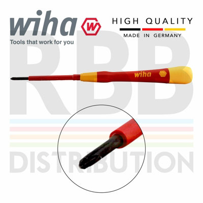 Wiha 42378 PicoFinish Phillips Fine Screwdriver PH0 x 60mm WHA42378