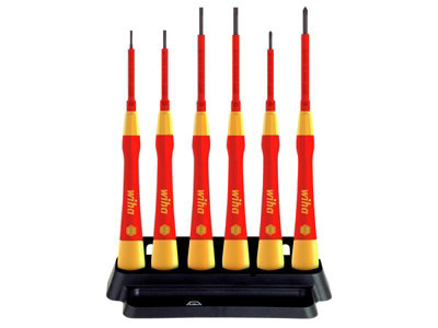 Wiha 42989 PicoFinish SL/PH Fine VDE Screwdriver Set 7 Piece WHA42989