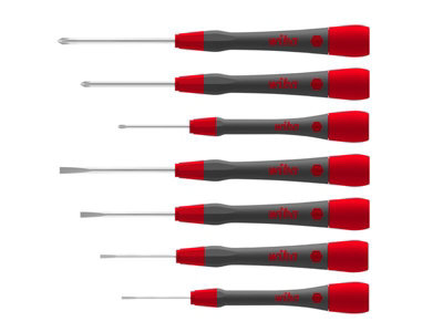 Wiha 42991 PicoFinish SL/PH Fine Screwdriver Set, 7 Piece WHA42991