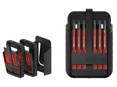 Wiha 43161 slimBit electric TORX/TORX PLUS Bit Set, 15 Piece WHA43161