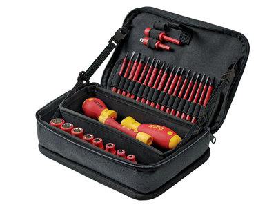 Wiha 43465 slimVario electric Tool Set, 32 Piece inc. Case WHA43465