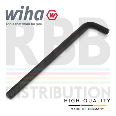 Wiha Allen Key Hex Key 9pc Set Metric Long L keys Hexagon 5 Years WARRANTY 06386