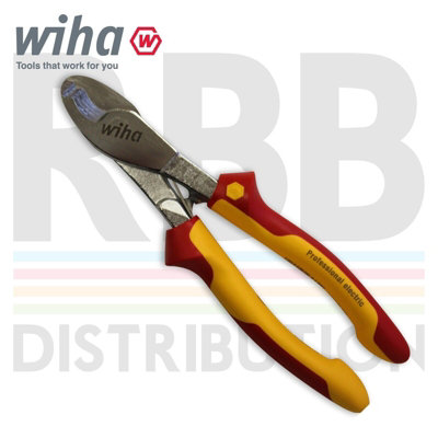 Wiha Cable Cutter Strippers Professional Clean Cut VDE Electrician 43662