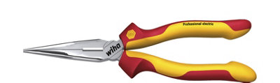 Wiha Electricians Pliers Cutters VDE Industrial Professional Snips Grippers 26727 - 200mm Needle Nose Pliers