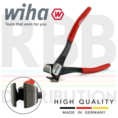 Wiha End Cutting Nippers Nail Pulling Heavy duty 180mm Classic Design 26758