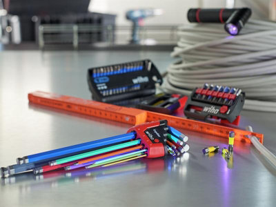 Wiha ErgoStar 9-Piece Colour Hex Ball End L-Key Set with MagicRing