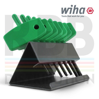 Wiha L-Key Torx Allen Key Work Bench Stand 7pcs Flag Handle T6 To T20 25624