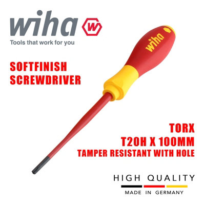 Wiha Screwdriver Torx Security Tamper Resistant 6pcs Electrician SlimFix 41245 - 4