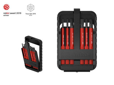 Wiha SlimBits Hex Screwdriver Set 2mm To 6mm 6pcs 1000v VDE Electrician 43156