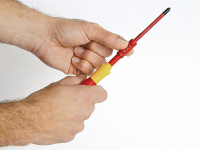 Wiha SlimBits Screwdriver Slotted PZ Bit Holder Slimvario VDE ...