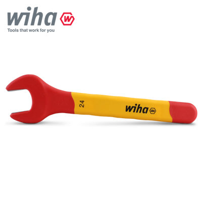 Wiha Spanner Wrench 24mm VDE Electricians Single Insulated Open End 43041