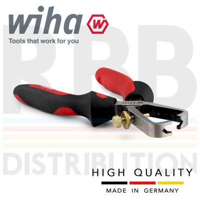 Wiha Stripping Pliers Industrial Standard Strand of 0.5 to 10mm 160mm Long 32345