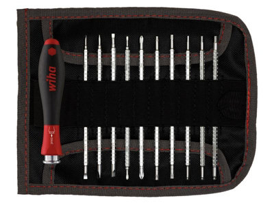 Wiha SYSTEM 4 SoftFinish 12 Piece Screwdriver Set for Versatile Tool Solutions