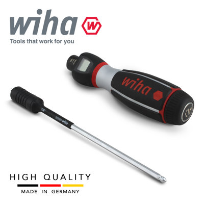 Wiha Torque Screwdriver Hex 4mm ITorque 1  to 5 NM With Digital Scale 36888