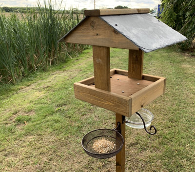 Wild Bird Feeding Station Table Wooden Feeder READY MADE