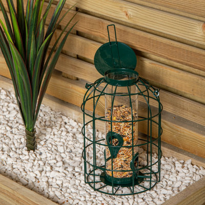 Wild Bird Seed Feeder with Squirrel Guard