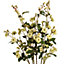 Wild Meadow Rose Artificial Flower - Fabric/Plastic - L15 x W15 x H74 cm - Green