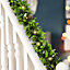 Wild Privet LED Xmas Table Decoration Christmas Garland 1.8m