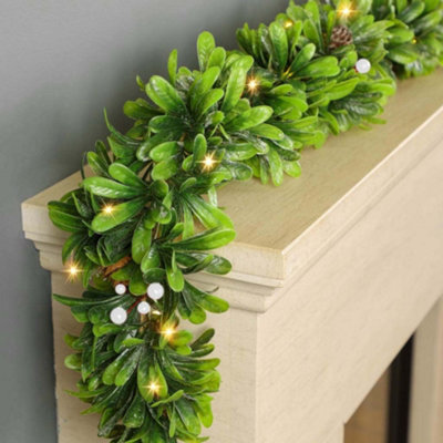 Wild Privet LED Xmas Table Decoration Christmas Garland 1.8m - 4
