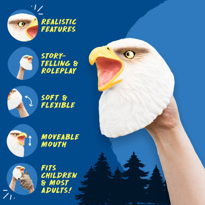 Wild Thingz Hand Puppet - White Eagle