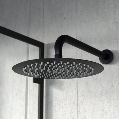 Wilden 3 Dial 3 Way Concealed Thermostatic Shower Mixer Valve Black Matte - 6