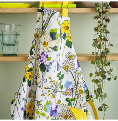 Wildflowers Floral 100% Cotton Apron