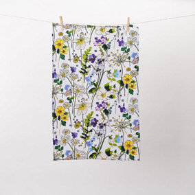 Wildflowers Floral 100% Cotton Tea Towel