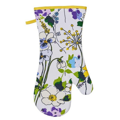 Wildflowers Floral  Gauntlet Oven Glove