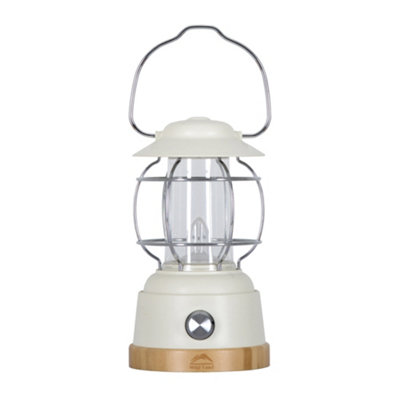 WildLand Moon Rock White 8W Portable Rechargeable LED Lantern | DIY at B&Q