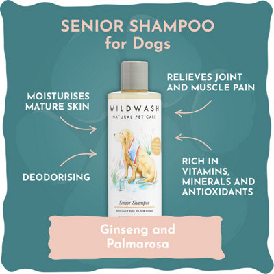 Visual Reference: Wildwash Senior Dog Natural Shampoo 250Ml