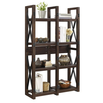 Wildwood Bookcase with 8 Shelves Espresso