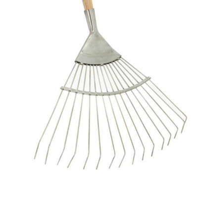 Leaf Rake Wilkinson Sword Garden Lawn Rake - Stainless Steel With Ash ...