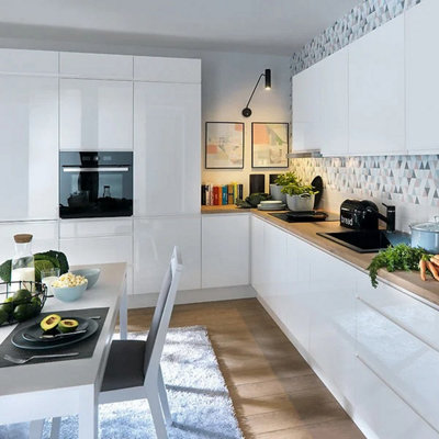 William 7 Units Professional Kitchen Cabinets Set - White Gloss | DIY ...