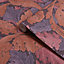 William Morris at Home Burnt Orange Arcanthus leaf Wallpaper