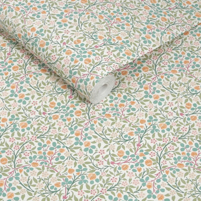 William Morris at Home Clover Spring Garden Wallpaper