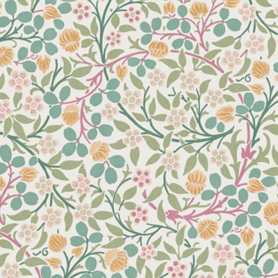 William Morris at Home Clover Spring Garden Wallpaper