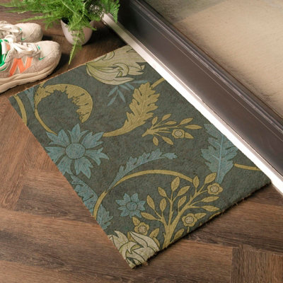 William Morris Blue Doormat (60 x 40cm)
