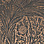 William Morris Fiborous Charcoal Marigold Metallic Wallpaper